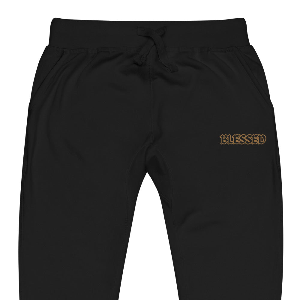 BLESSED Sweatpants Black/White