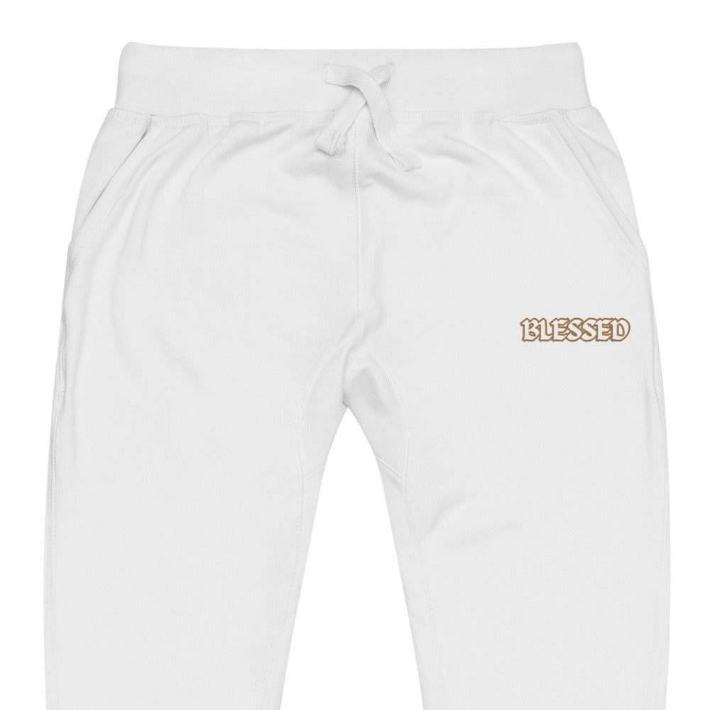 BLESSED Sweatpants Black/White